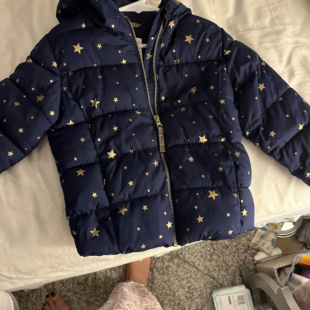 Old Navy Kids Puffer Jacket with Star Pattern
